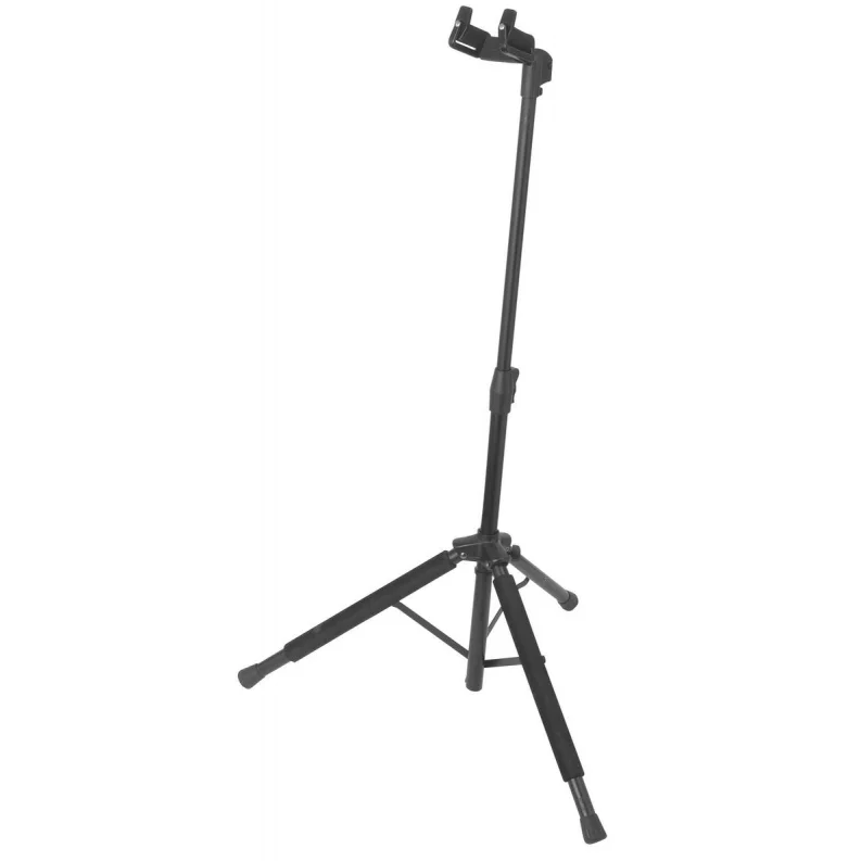 Gravity self-locking guitar stand