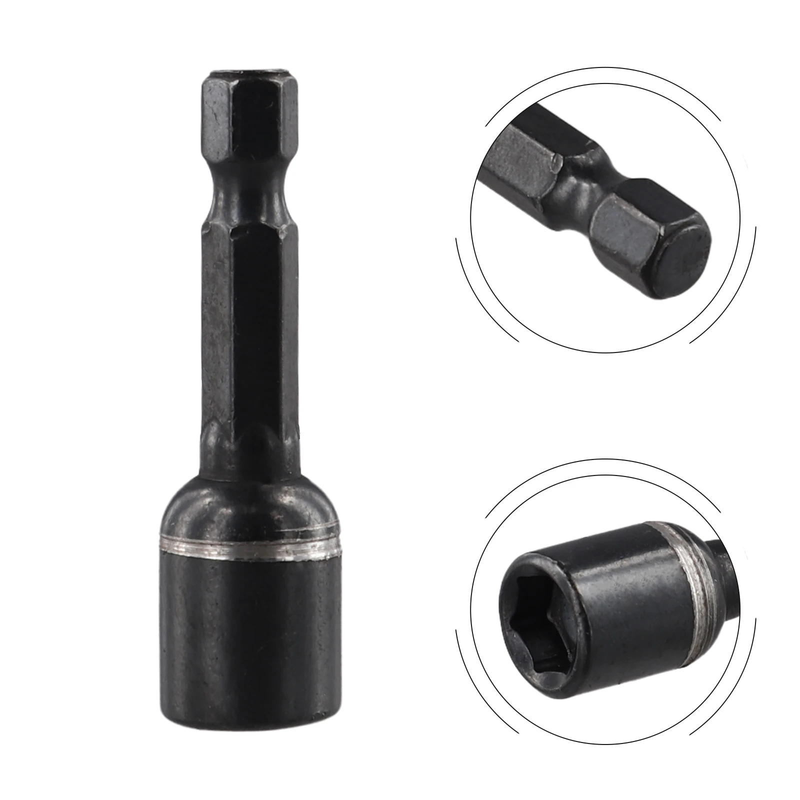 Multifunctional Auto Repair Tools Alloy Steel Hex Magnetic Socket High Durability Slight Manual Measurement Deviation