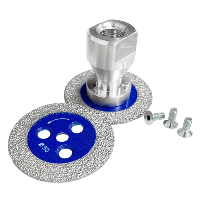 10Pcs 50mm Mini Diamond Saw Blade with M14 Flange For Brazing Seam Cleaning Granite Marble Ceramic Tiles Cutting Grinding Disc - view 4