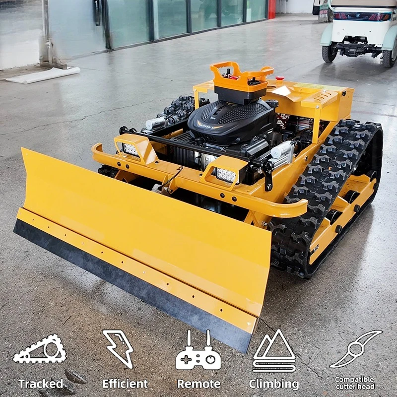 autonomous slope mower unmanned mowing robot, minimum cutting height 20 millimeters, suitable for steep slope operations