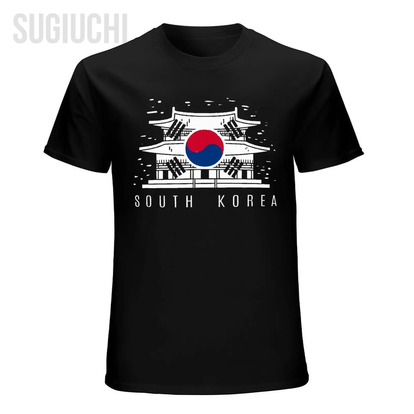 Men Patriotic South Korea Flag for Korean Tshirt Tees O-neck T Shirts Women Boys 100% Cotton Short T-Shirt Unisex All Seasons