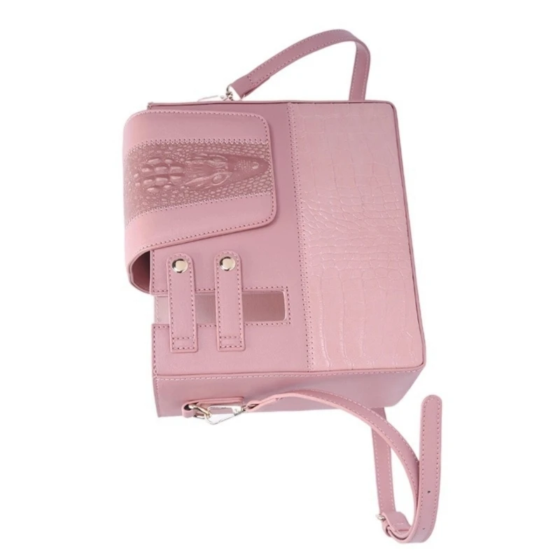 

G5AE Friendly Reusable Drink Holder PU Leather Crossbody Water Bottle Cup Holder Bag Perfect For Running Errands