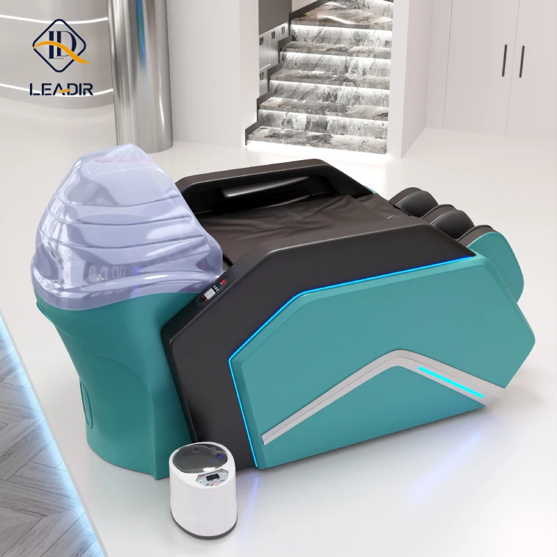 

Salon Washing Hair Shampoo Station with Massage Shampoo Bed Spa Head Intelligent Full Body Massage Chair for Shampoo