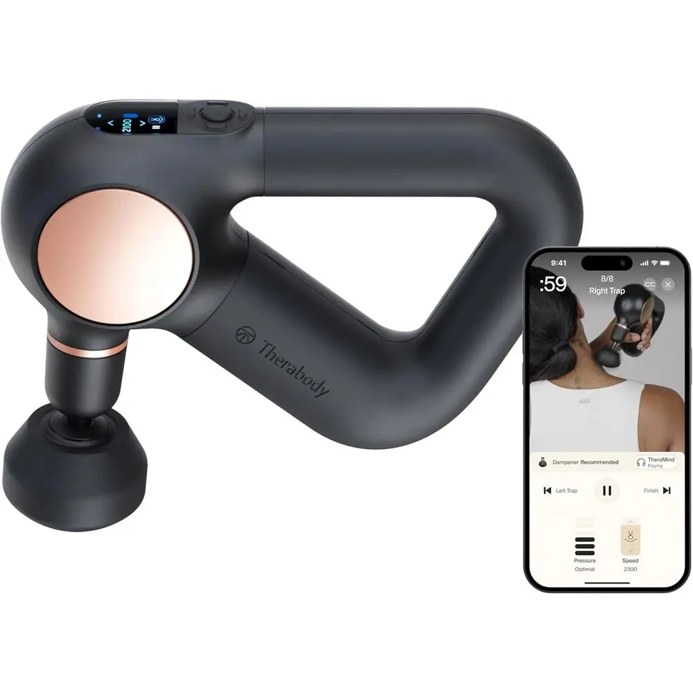 

Sense (1st Generation) by Therabody - Deep Tissue Massage Gun with Preloaded Routines for Stress Relief, Pain Relief & Muscle So