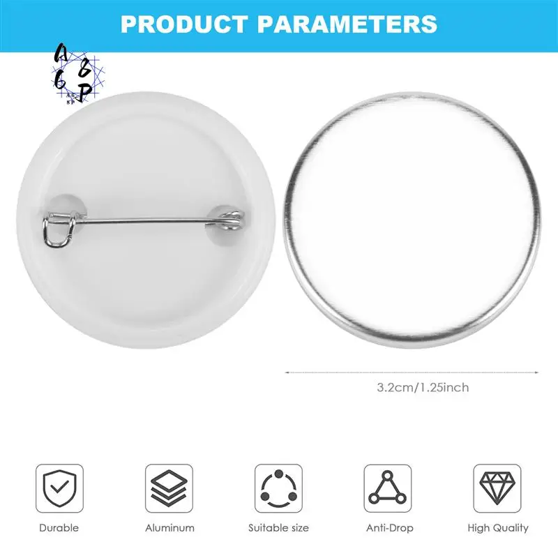 

A68P-Детали значка пустой кнопки для деталей пуговиц машины 58 мм, круглые пустые кнопки значка