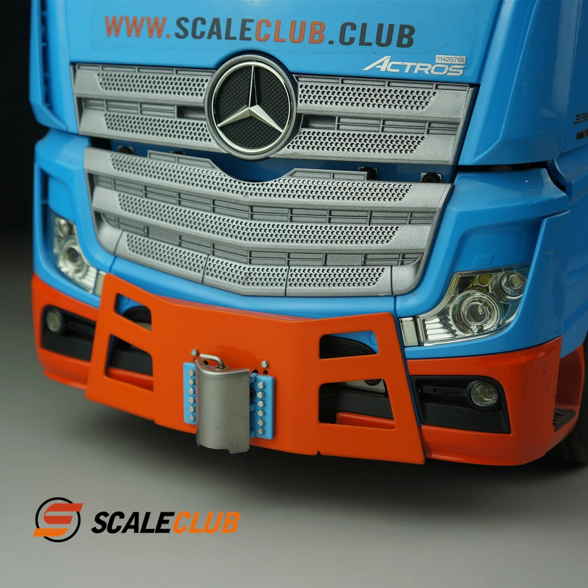 Scaleclub Model  1：14  For Mercedes Benz 3363 1851 Upgrade Heavy Tow Front Metal Tow Hook For Tamiya  Lesu Rc Truck Trailer