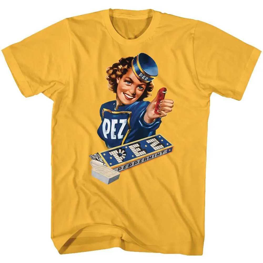 Pez Vintage Girl Ginger Brands T Shirt