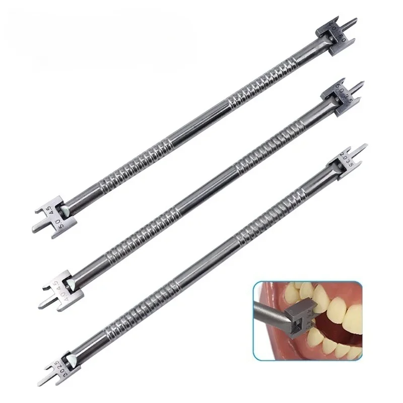 

1pcs Dental Orthodontic Brackets Position Gauge Adjustable Stainless Steel Bracket Positioner Dentistry Tools