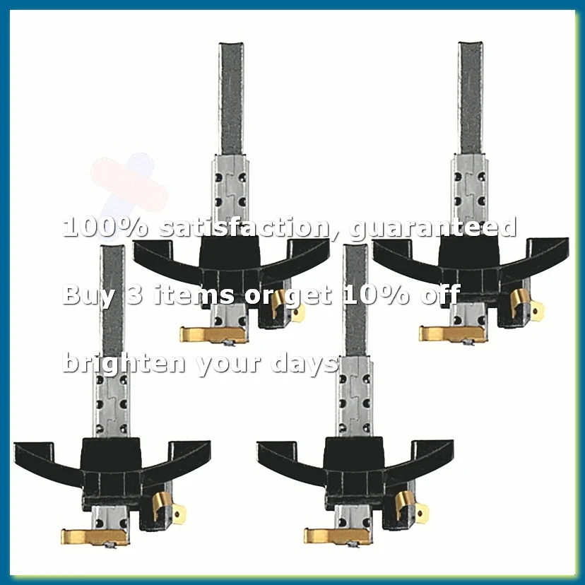 4Pcs Vacuum Cleaner Electric Motor Carbon Brushes Accessories Household Cleaning Tool Part