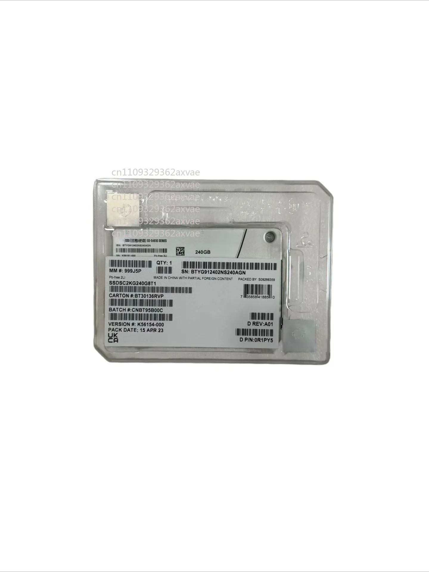 For Dell R1PY5 0R1PY5 240GB 2.5
