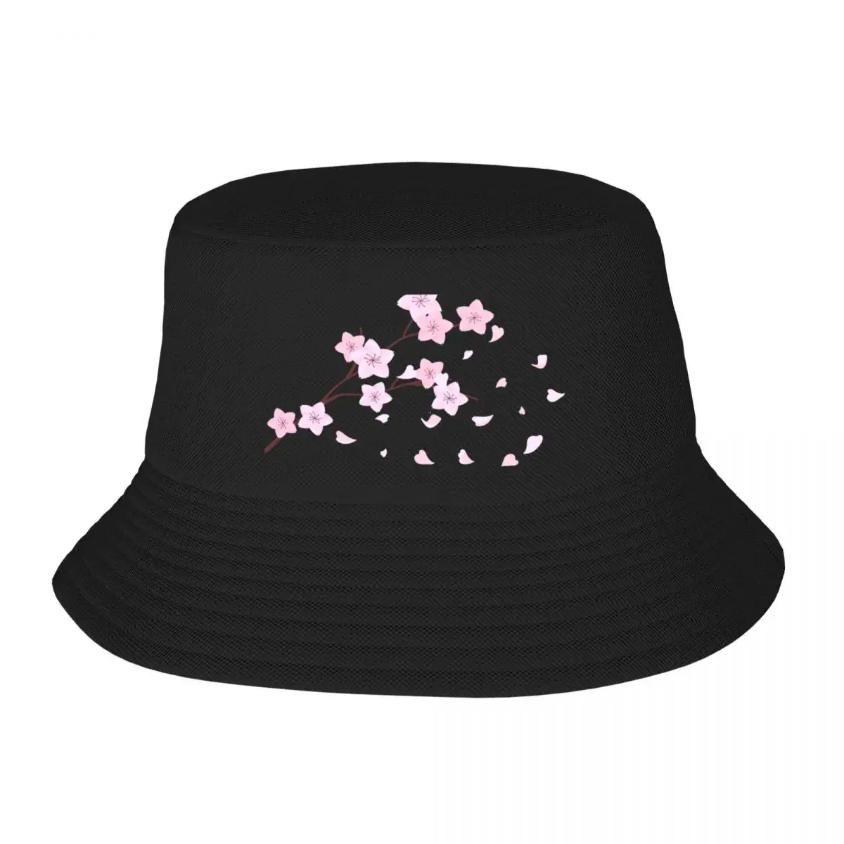 Sakura - Cherry Blossom Bucket Hat Hood Beach Bag Hat Luxury Brand Woman Men's