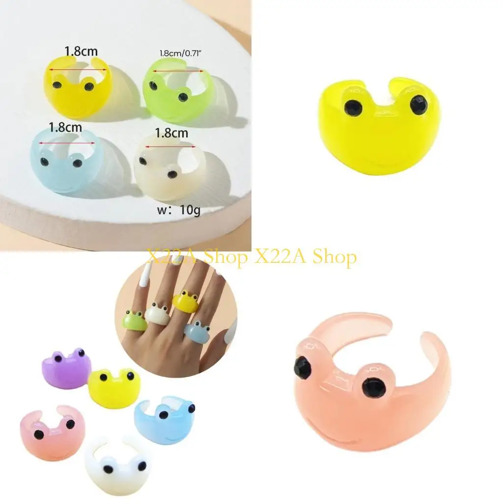 Unique Fashion Simple Lightweight Rings Animal Stacking Rings Color Fashion Open Rings Suitable for Ladies Girls