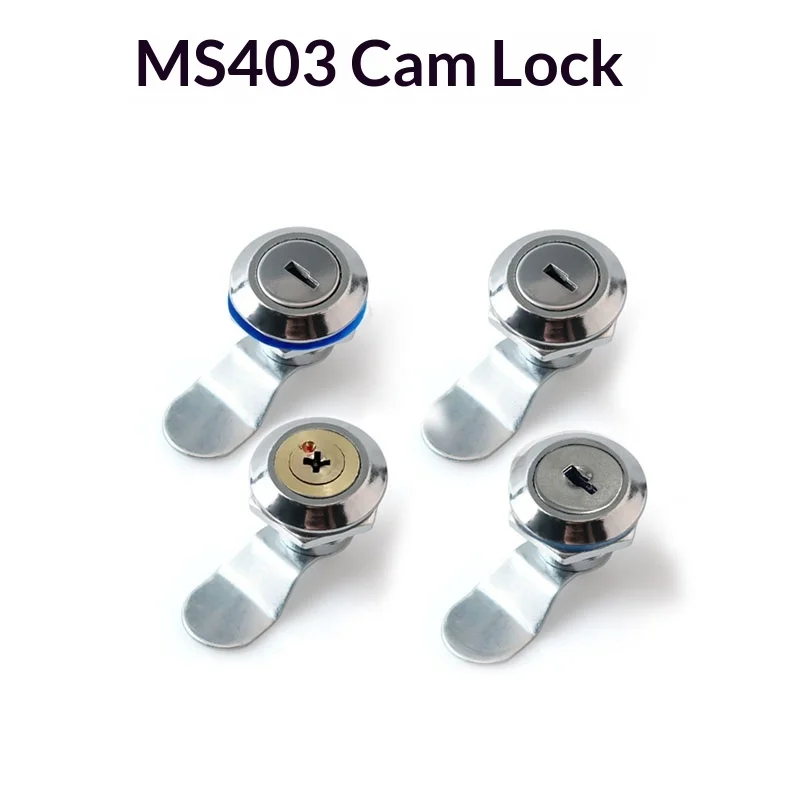 1PCS MS402 Switch Meter Box Tongue Lock MS403 Distribution Cabinet Door Lock Industrial Cabinet Hardware Accessories