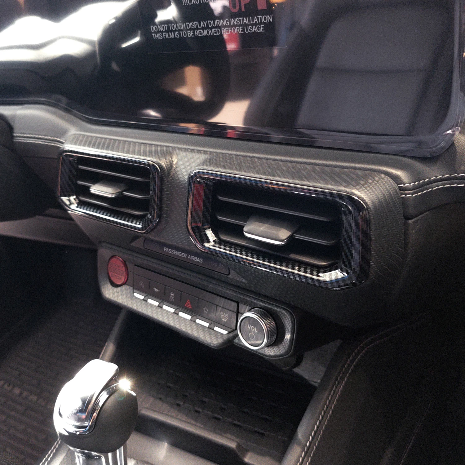 

правый! ЛГД! Для Ford Mustang 2024 2025 автомобильные аксессуары ABS центральная консоль AC вентиляционное отверстие крышка 2 шт.