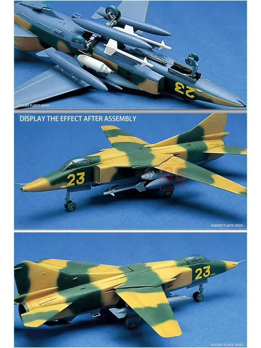 1/72 Academy assembly model  12455 MiG-27 Flogger D assembly aircraft  Scale Model Kit