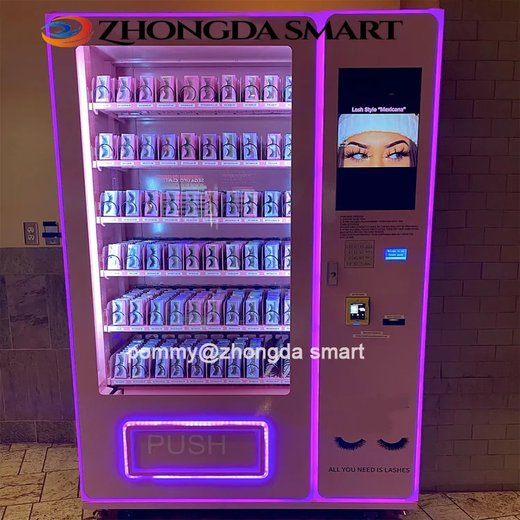 Hot Sale Cosmetics Vending Machine Makeup  Beauty Eyelash Vending Machine for Mobile Phones