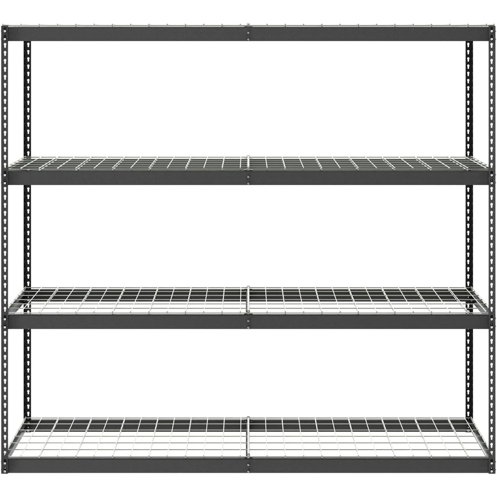 US Garage Shelving Storage Rack That Holds 500 Pounds Per Shelf All Steel Shelves for Storage