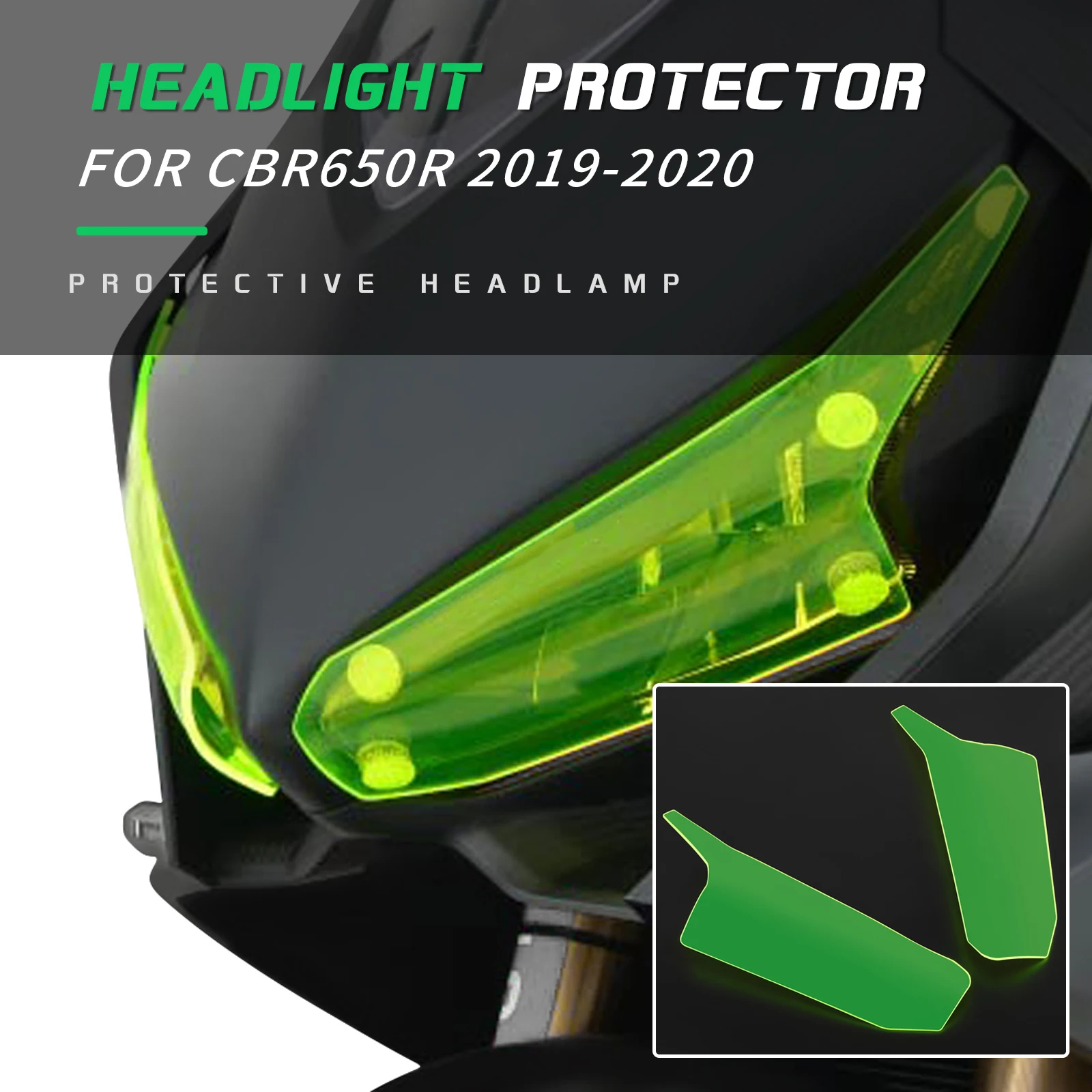 

Motorcycle Front Headlight Protector For Honda CBR650R CBR 650R CBR650 R 2017-2023 Guard lens Headlamp Screen Shield Protection