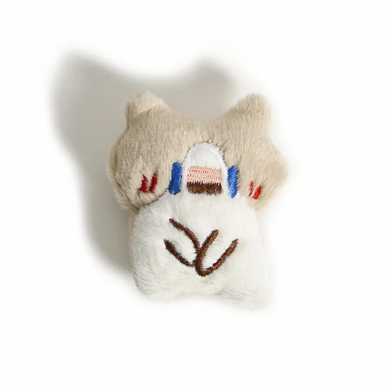 Cat Plush Charm Sweet Soft Small Assorted Colors Polyester Lightweight Bag Pendant Brooch Girls Gift Portable Handmade
