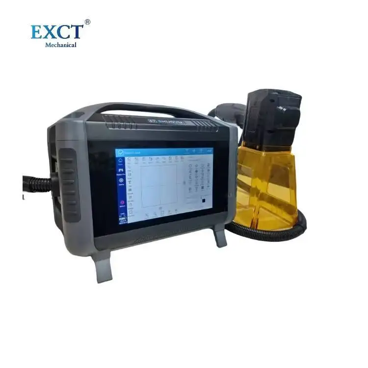 Portable 50W Handheld Fiber Marking Hine Laser Printer For Engraving Metal Sheets And Plates 30W Type L