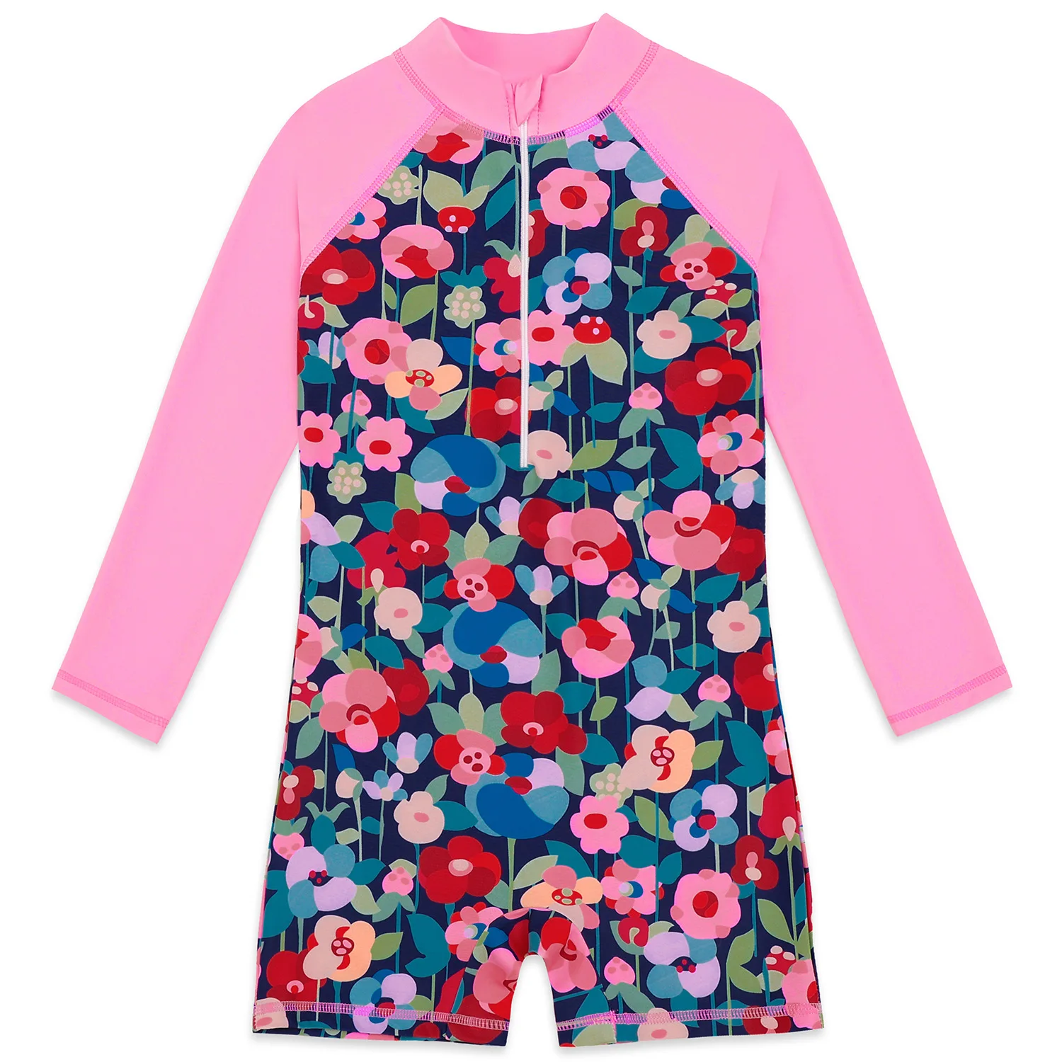 Badeanzug Kinder Sommer Meerjungfrau Mädchen einteilig Langarm Schwimmen Strand tragen Kinder Kinder Sport schnell trocknend Badeanzug – Detail 8