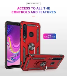 Military Grade Drop Proof Protection Cover With Kickstand For Samsung Galaxy A6 A7 A8 A6 Plus A8 Plus A9 2018 Case