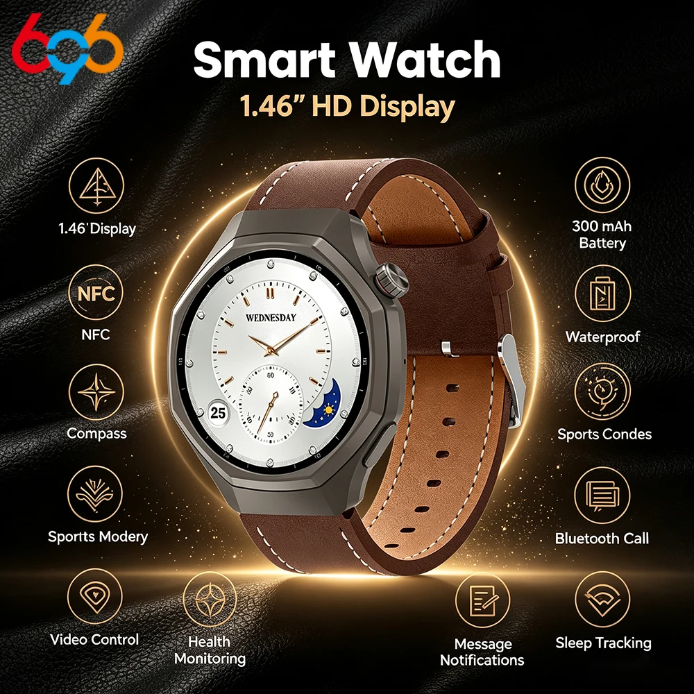 Women Fashion Video - Jam Tangan Pintar NFC, Pemantauan Stres