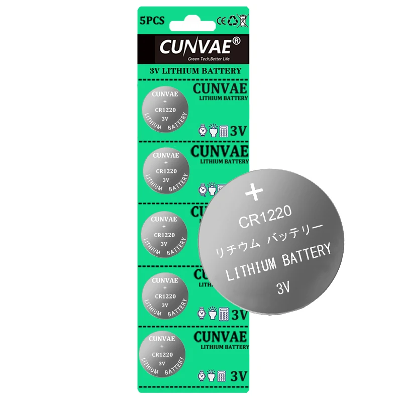 5 قطعة 3 فولت بطارية ليثيوم زر عملة خلية CR927 927 DL927 BR927 ECR927 CR1220 CR1225 ساعة يمكن التخلص منها عن بعد بطاريات ضوء الليزر