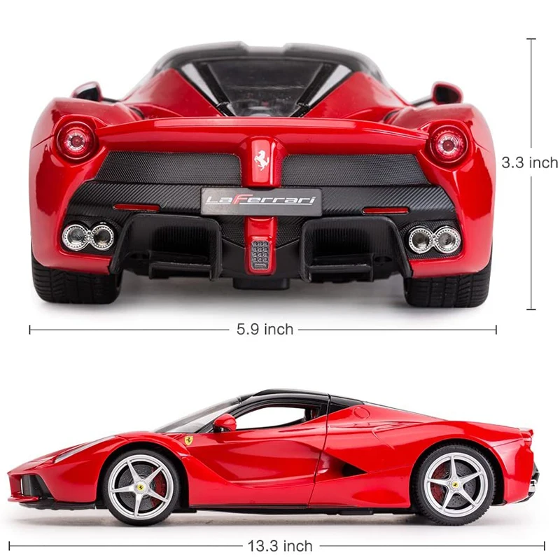 Ferrari LaFerrari RC Car 1:14 Scale Remote Control Car Model Radio Controlled Auto Open Door Machine Toys Gift for Kids Adults