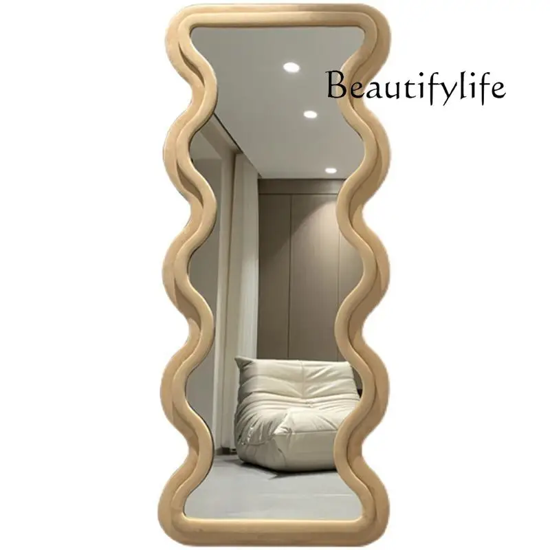 

Retro full-body mirror creative designer special-shaped floor-to-ceiling home bedroom fashionable and advanced