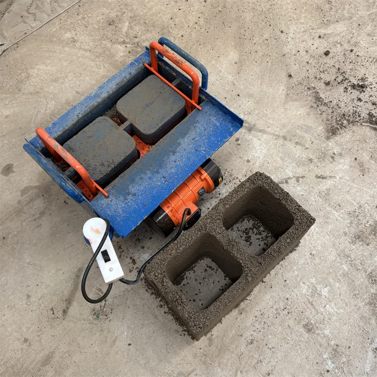 Electric Manual Brick Mold Block Forming Machine For Concrete Interlock And Paving Blocks