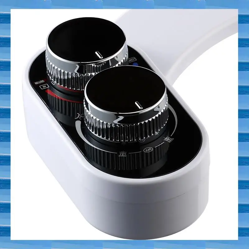 

Portable Non-Electric Flusher Self-Cleaning Dual Nozzle Attachment With Temperature And Pressure Control