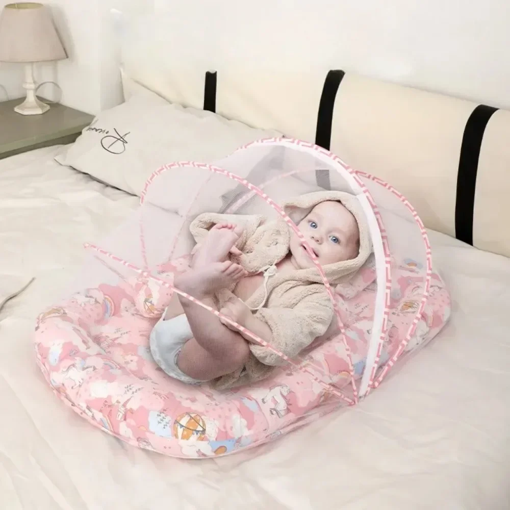 Anti-mosquito Net Portable Newborn Bionic Sleeping Mat Mattress Bed-in-bed Crib Baby Baby