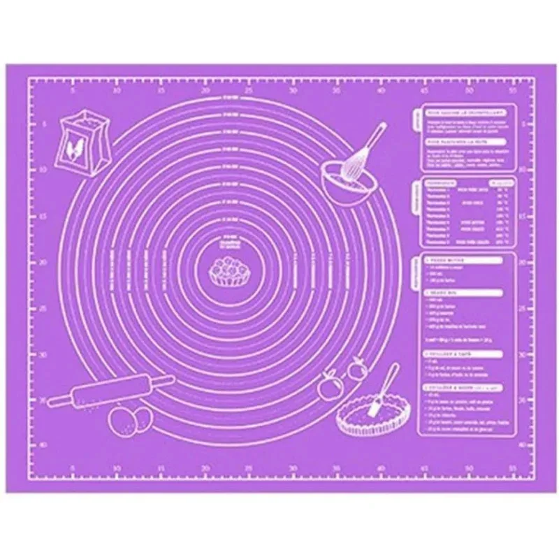 

1 шт. 45X60 силиконовый коврик для замеса со шкалой, коврик для кондитерских изделий, помадка, кухонный специальный силиконовый коврик для выпечки
