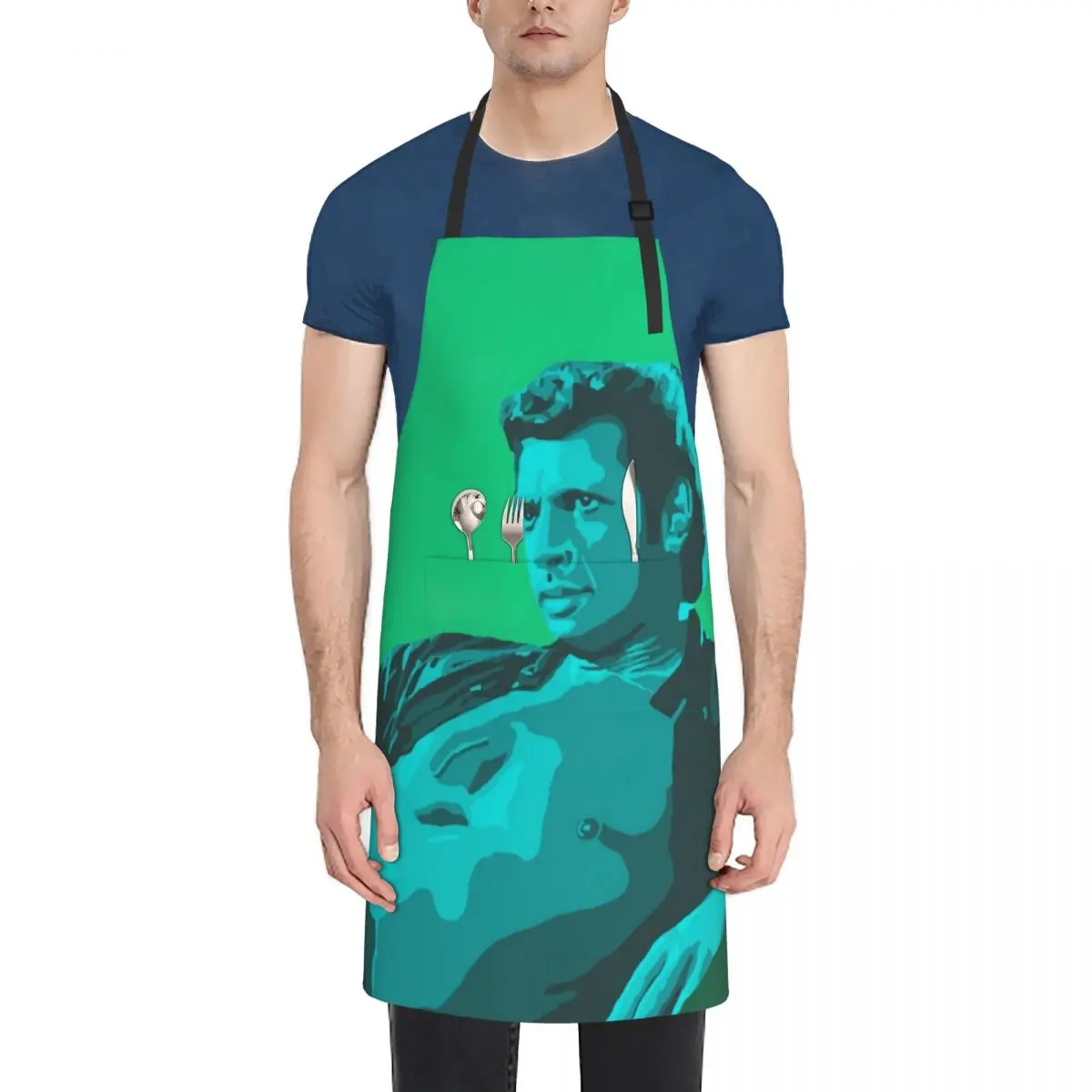 Jeff Goldblum Apron For Kitchen Beauty Restaurant Kitchen Equipment home women Apron