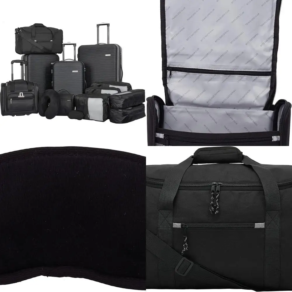 14-Piece Black Riddock Large Travel Set with Accessories