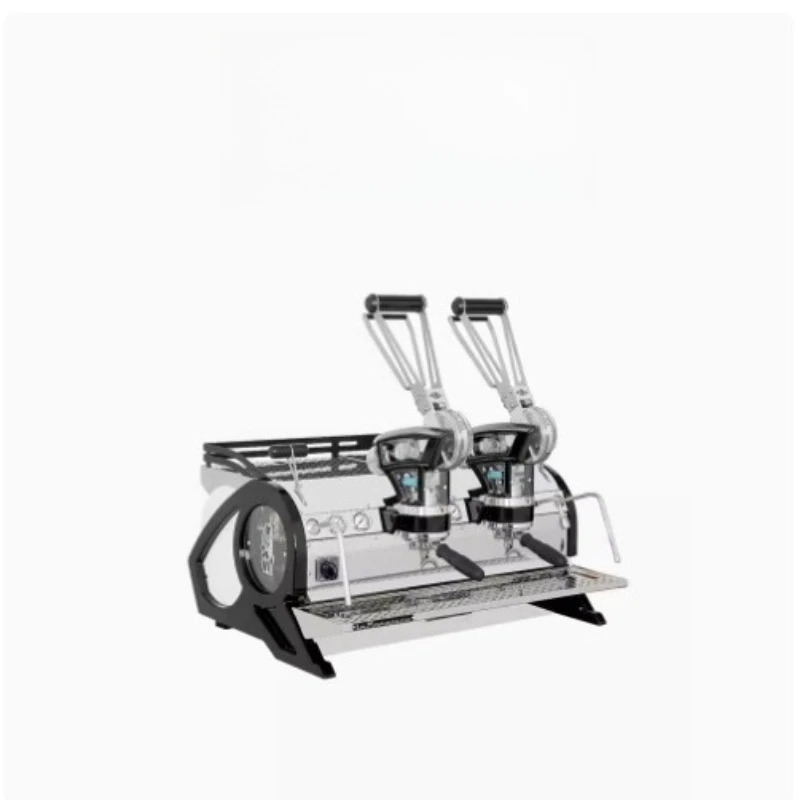 Commercial Italian semi-automatic coffee machine double-head electronic control
