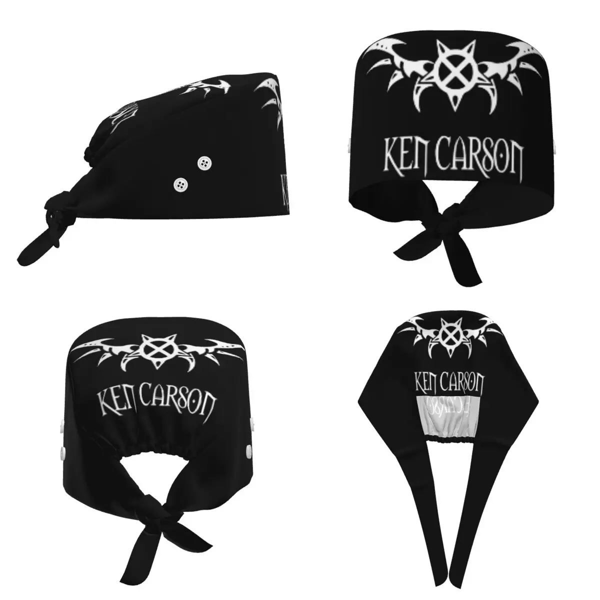 Rapper Ken Carson Merch X Singer Scrub Hat Doctor Working Surgical Cap Men Women Adjustable Nursing Caps for Dentist