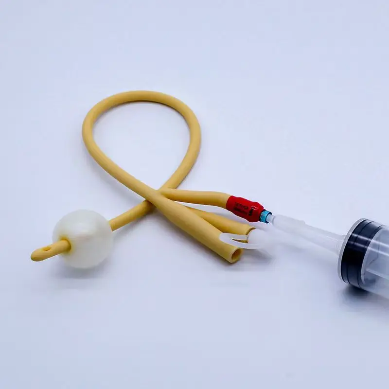 

Одноразовый мочевой катетер, набор из 3 предметов, медицинская стерилизация, двунаправленный латексный мочевой катетер с мягким клапаном