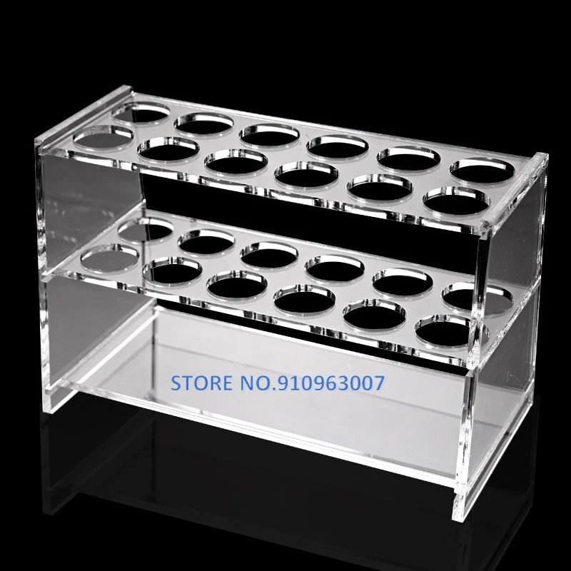 High Quality 10ml 25ml 50ml 100ml Color Comparison Tube Rack Colorimeter Tube Stand 6/12 Holes Single and Double Layers