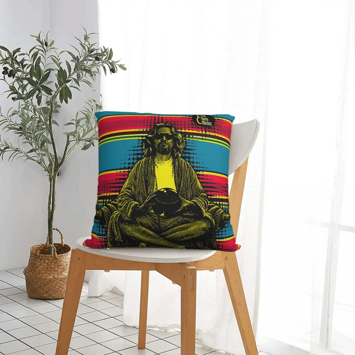 The Dude Abides pillowcase printed cushion cover sofa waist pillow pillow cover