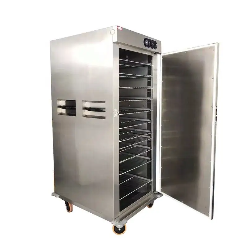 Food Stainless Heat Banquet Cabinet Trolley Holding Food Warmer Cart  Warmers Insulated Hot Food Cabinet  Hotel Equipment