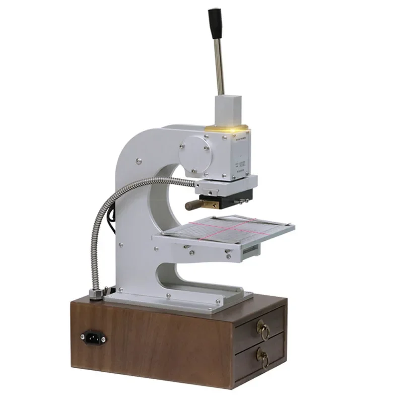 Upgrade 220V/110V Hot Stamping Machine Electronic Eye Positioning Quick Change Die Labeling Machine Leather Hot Pressing WT-90XT
