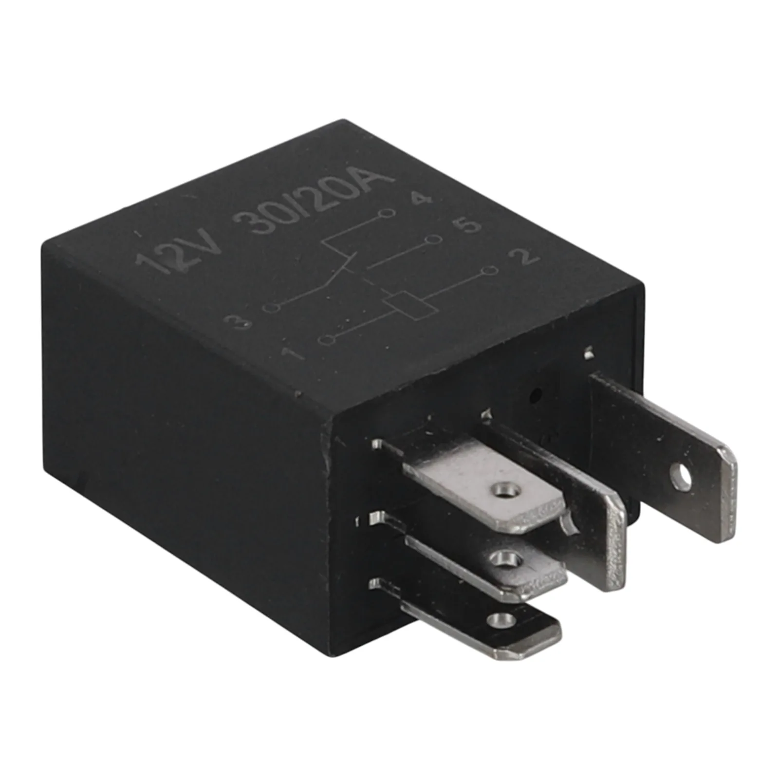 Auto Replacement Automotive Relay 12/24V Relay Brass Pins Compact Size Easy Installation High Amperage Circuits