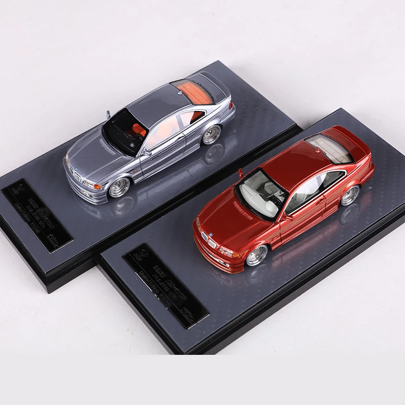 YM MODEL 1:64 E46 M3 Limited Edition 249 Resin Car Model Black Kids Toys Hobby Gifts Collection Ornament Display