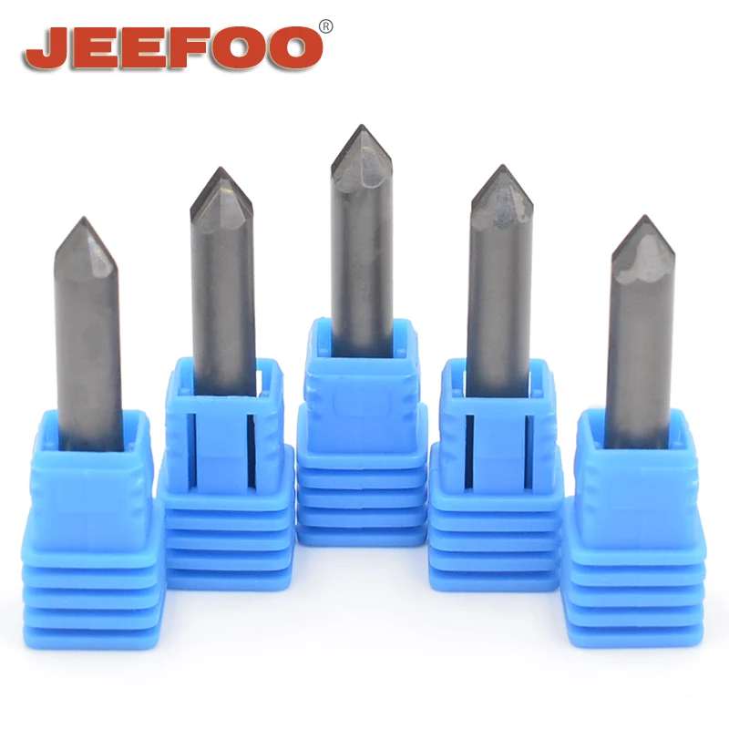 6 Edge Pcd Diamond Engraving Bits Engraver 6/8/10mm CNC Carving Tools Stone Carbide Milling Cutter On Granite Marble And Ceramic