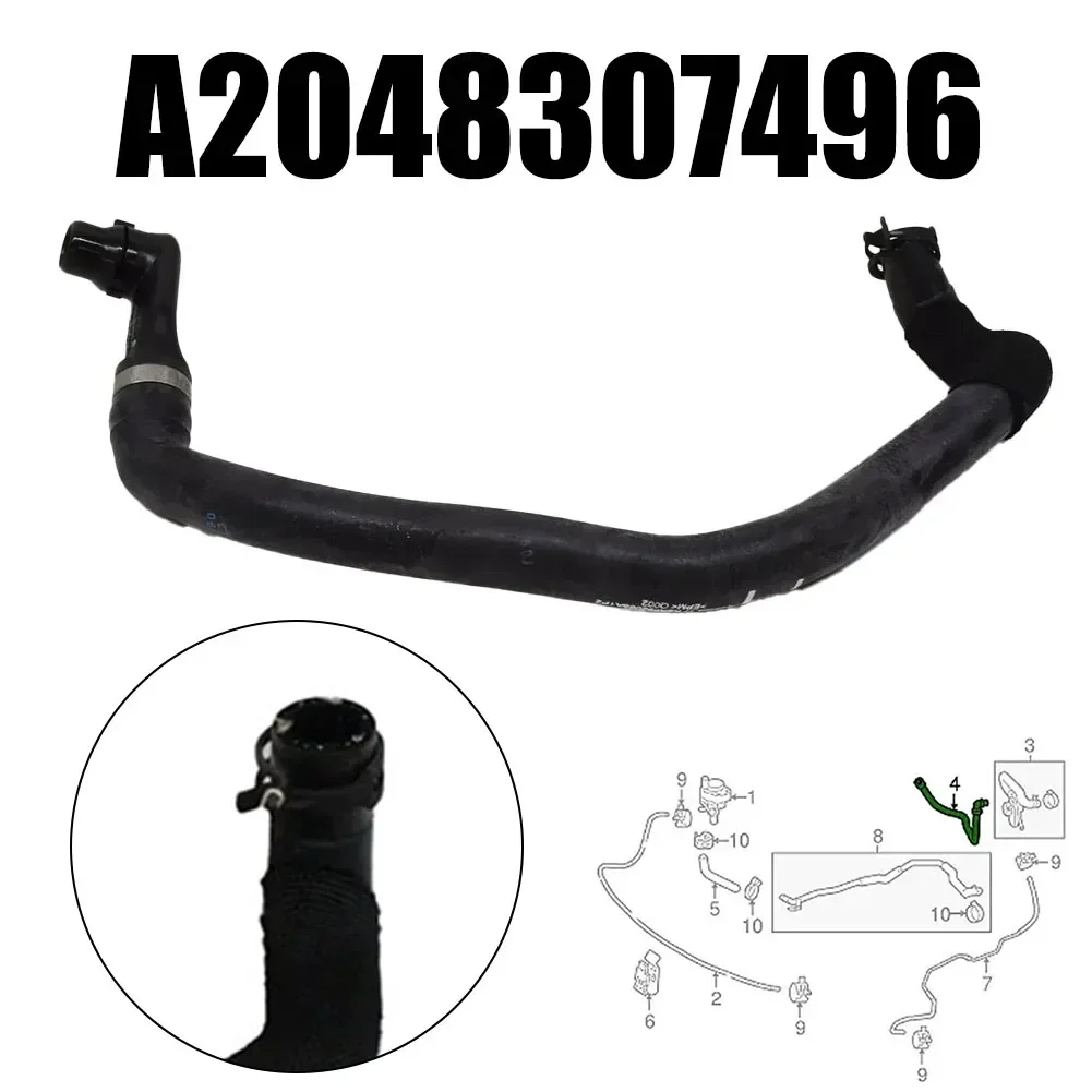 Coolant Pipe Hose Line For Mercedes C-Class W204 Sedan C180 CDI OM651 Engine 2010-2014 For E-Class A207 Convertible E220