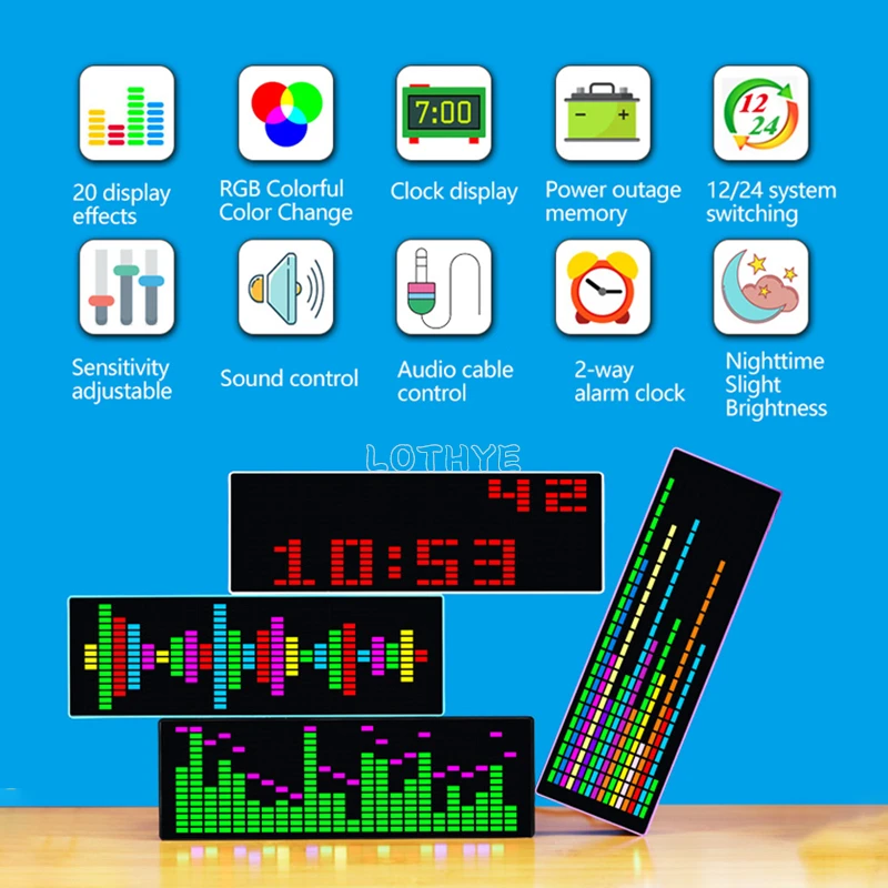 Led Stereo Music Sp…