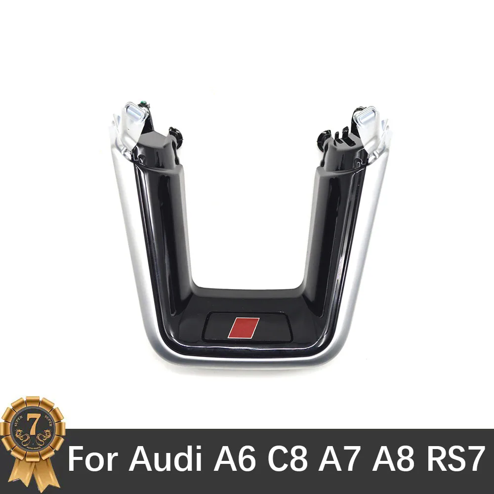 Accesorios de montaje de logotipo S para Audi A6, C8, A7, A8, RS7, RS8, nuevo volante, RS