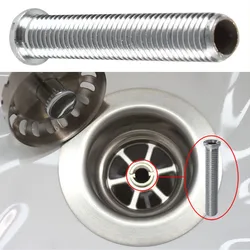 1 Pcs 70 Mm Kitchen Sink Strainer Screw For Kitchen Sink Siphon Bolt Siphon For Sink Screw Practical Brass Sink Bolt Parts